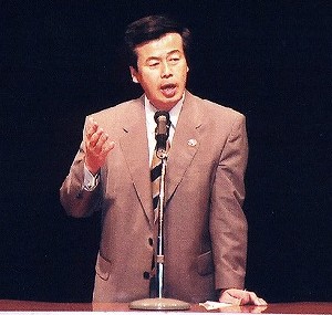 母袋創一市長講演「合併と上田市の将来」の画像