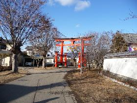 生島足島神社参道の画像1