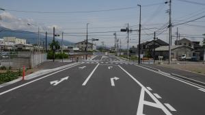 社会資本整備総合交付金　道路改良工事（五反田新屋線）