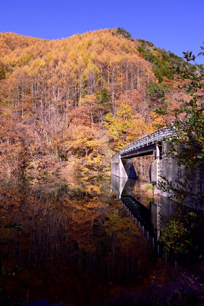 秋の竜ヶ沢ダム