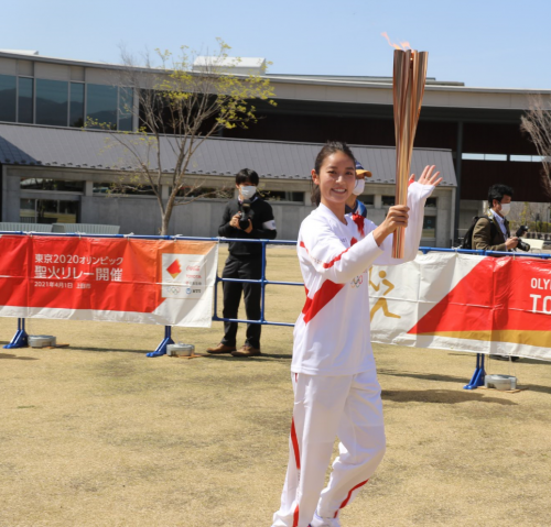 聖火ランナー恵理さん