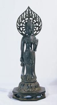 長福寺銅像菩薩立像の写真