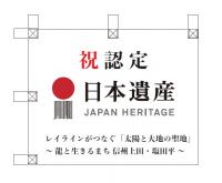 中心市街地に設置した小旗のイメージ画像