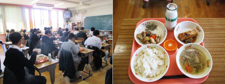 さといも企画給食、メニュー