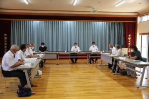 塩川地区地域づくりの会の懇談の様子