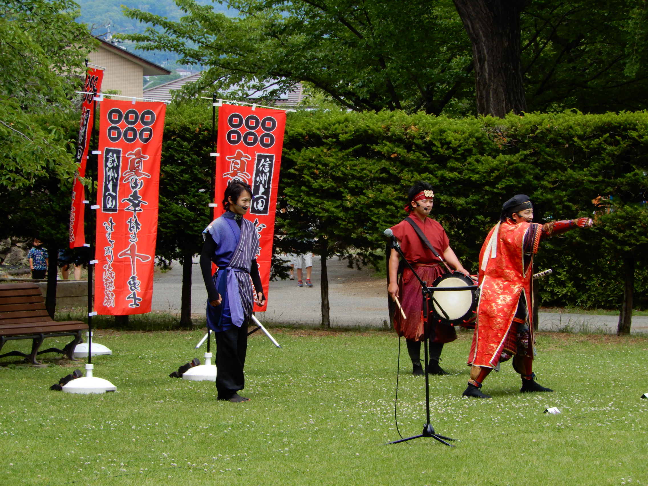 武将隊演舞