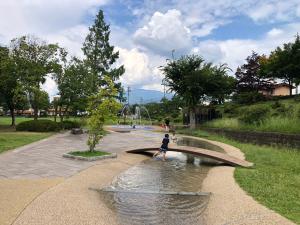 親水施設（流路）の様子