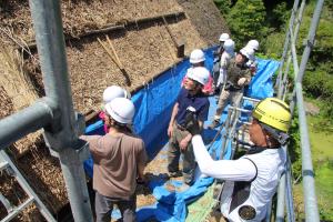 現場見学の様子