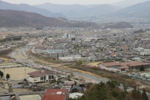 丸子城跡物見やぐらからの景色