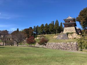 上田城跡公園の風景