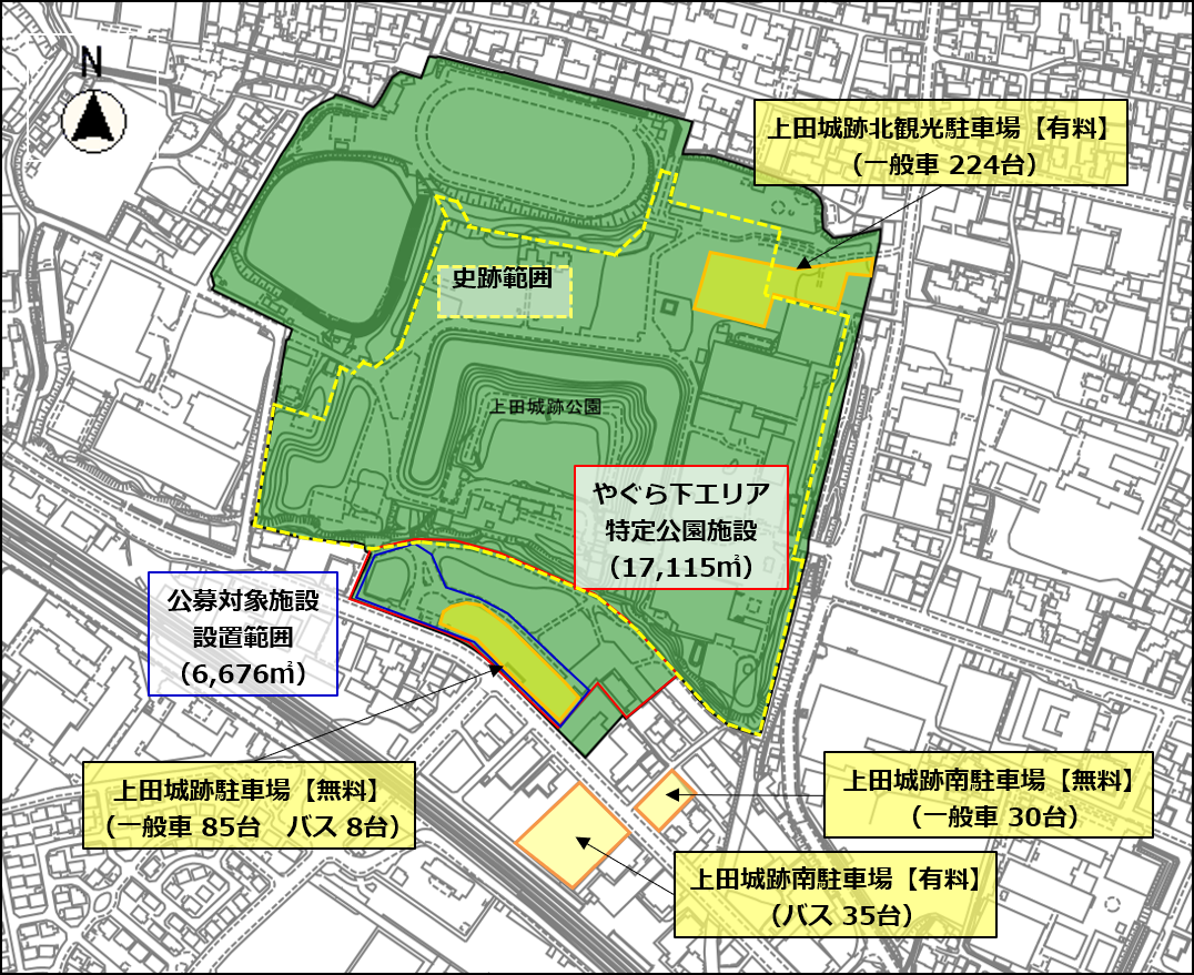 城跡公園の図