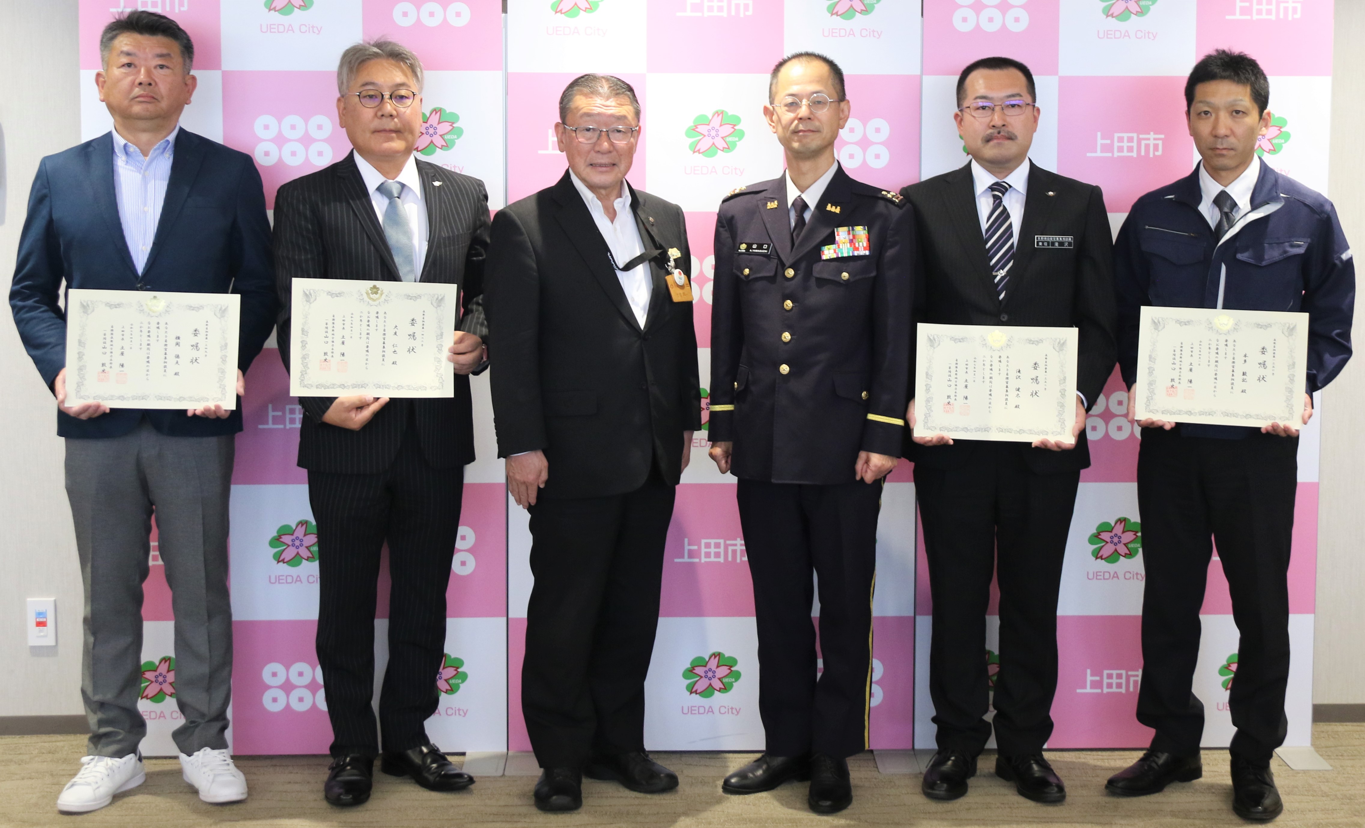 令和7年度自衛官募集相談員委嘱式の写真