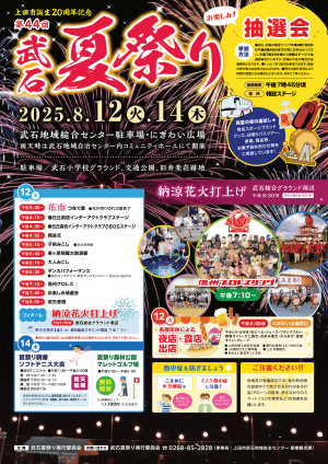 夏祭りチラシ表面