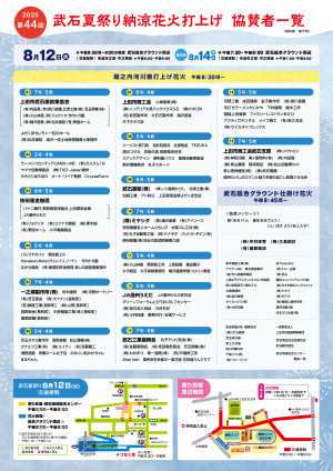 夏祭りチラシ裏面