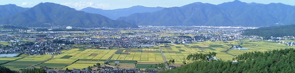 命の源、美しい農地を未来まで守りましょう（写真は塩田平）