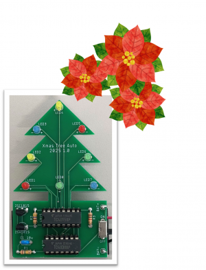 実際に工作した作品に花のイラストが入った画像