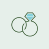 ​結婚・離婚のアイコン