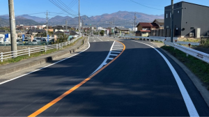 ②防災・安全交付金  舗装修繕工事（川辺町国分線）