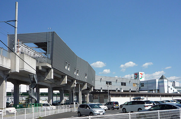 別所線上田駅全景の画像
