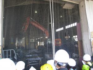 中古自動車リサイクルセンター見学