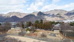 上田城と太郎山