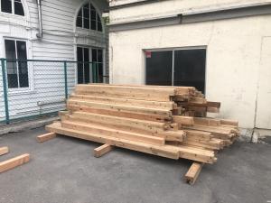 廃材の様子