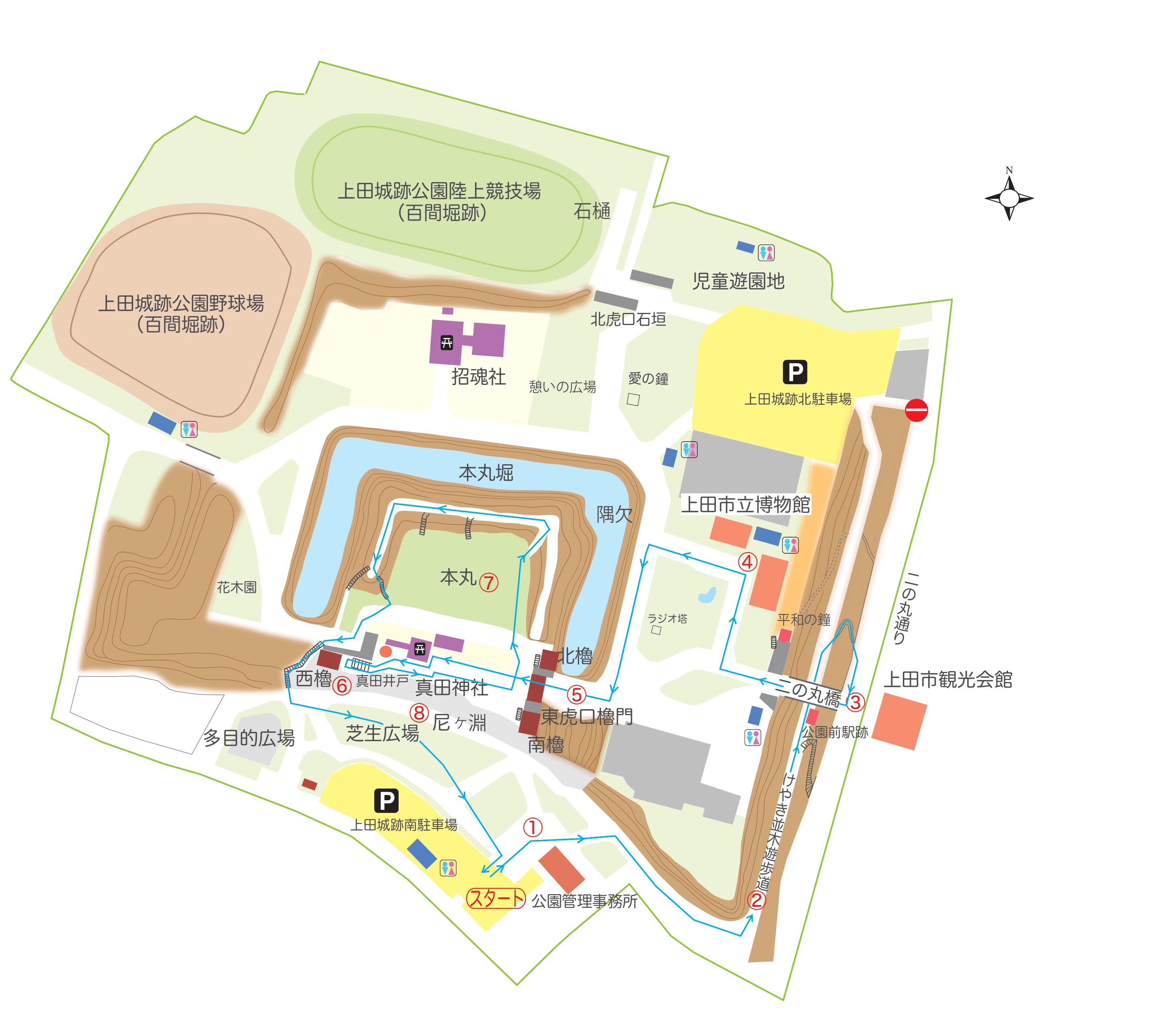 画像マップ（あまがふちコース）