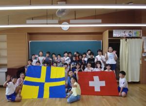 令和7年に実施したスイス特別企画給食