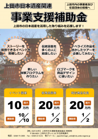 上田市日本遺産関連事業支援補助金