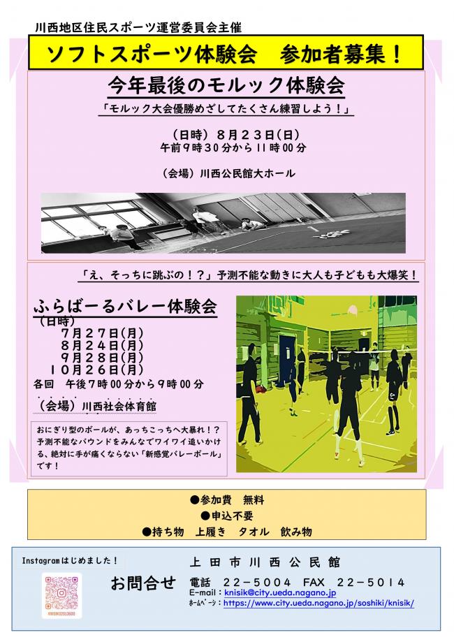 モルック・ふらばーるバレー体験会