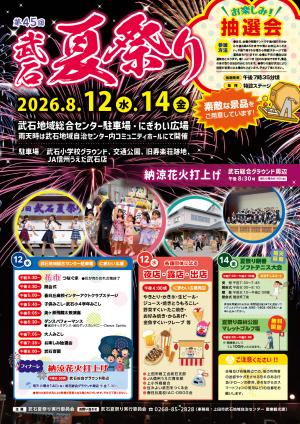 夏祭りチラシ表面
