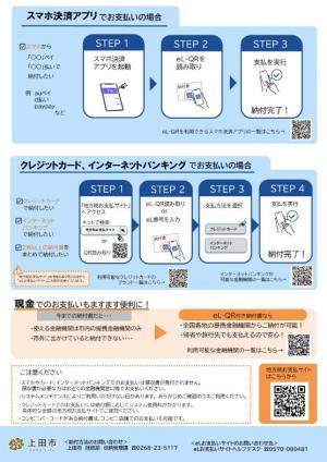 eL-QRによる納付方法(裏)