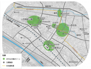 対象エリアの図