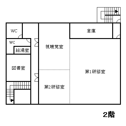 上小森林センター2階平面図