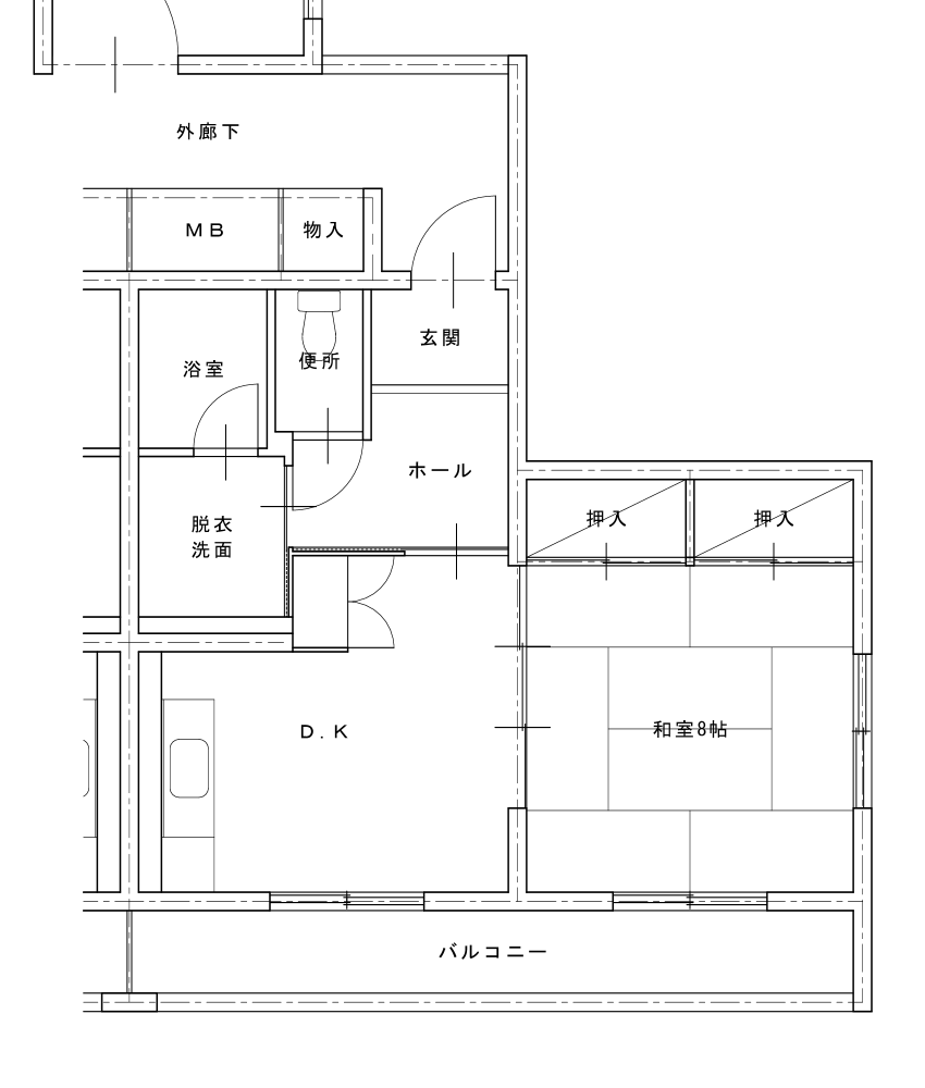 中丸子第2団地1DKY