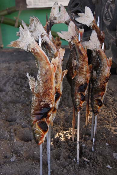 写真：ハヤの塩焼き