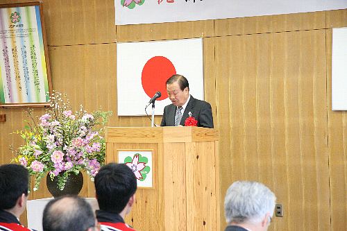 3周年記念式自治連会長あいさつ画像