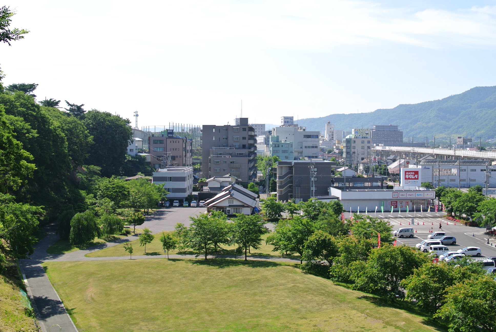 西櫓から眺める尼ヶ淵。の画像