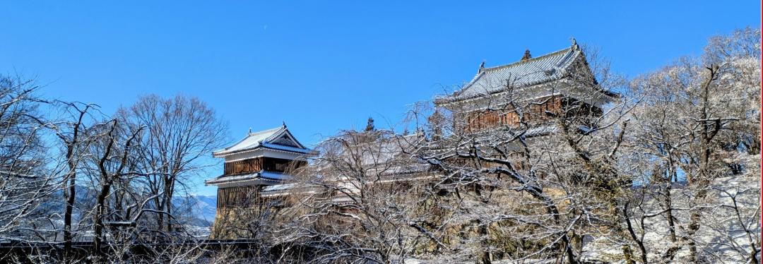 冬の上田城