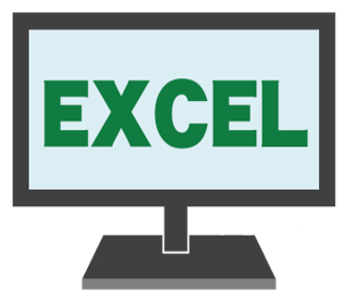 パソコンにExcelと記載された画像