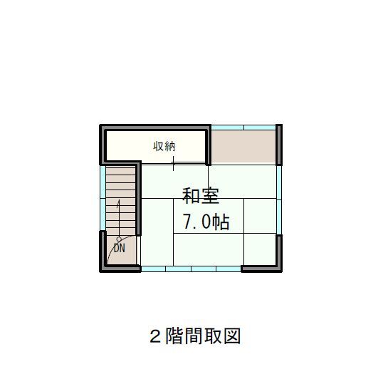 管理番号:3235(物件番号:UL-0214)の2階間取り