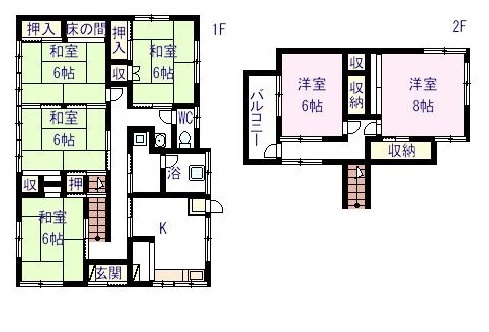管理番号:4233(物件番号:UR-0188)間取り