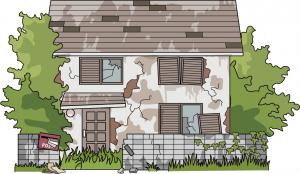 管理不全状態の空き家