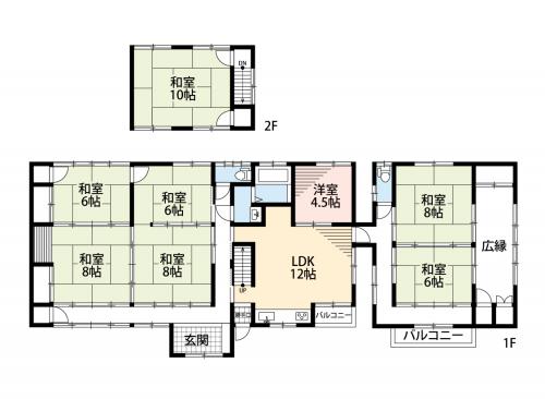 管理番号:3268(物件番号:UL-0296)間取り図