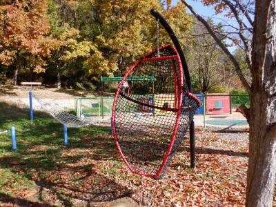 森のハンモック