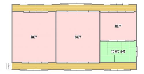 管理番号：1259（物件番号：UR-0187）の間取り1階その2