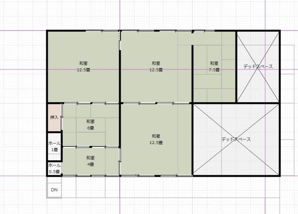 管理番号：3233（物件番号：UL-0212）の2階間取り