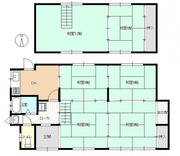 管理番号2269（UL-0257）間取り