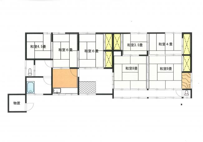 管理番号:5205(物件番号:UL-0168)の間取り