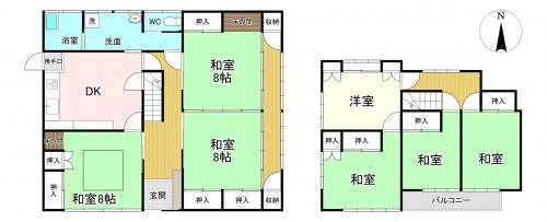 管理番号：3270（物件番号：UL-0302）の間取り